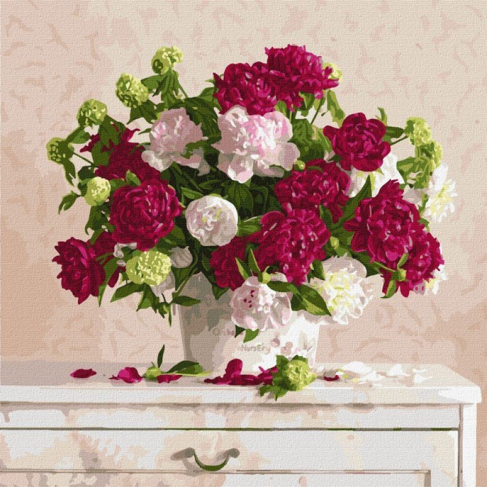 Картина по номерам "Два цвета" ©Ira Volkova Идейка KHO13121 50х50 см