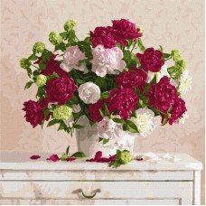 Картина по номерам "Два цвета" ©Ira Volkova Идейка KHO13121 50х50 см