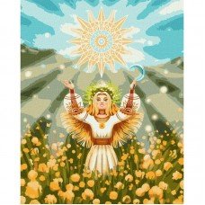 Картина по номерам "Солнечная девушка" ©yuji.rivera Идейка KHO2564 40х50 см