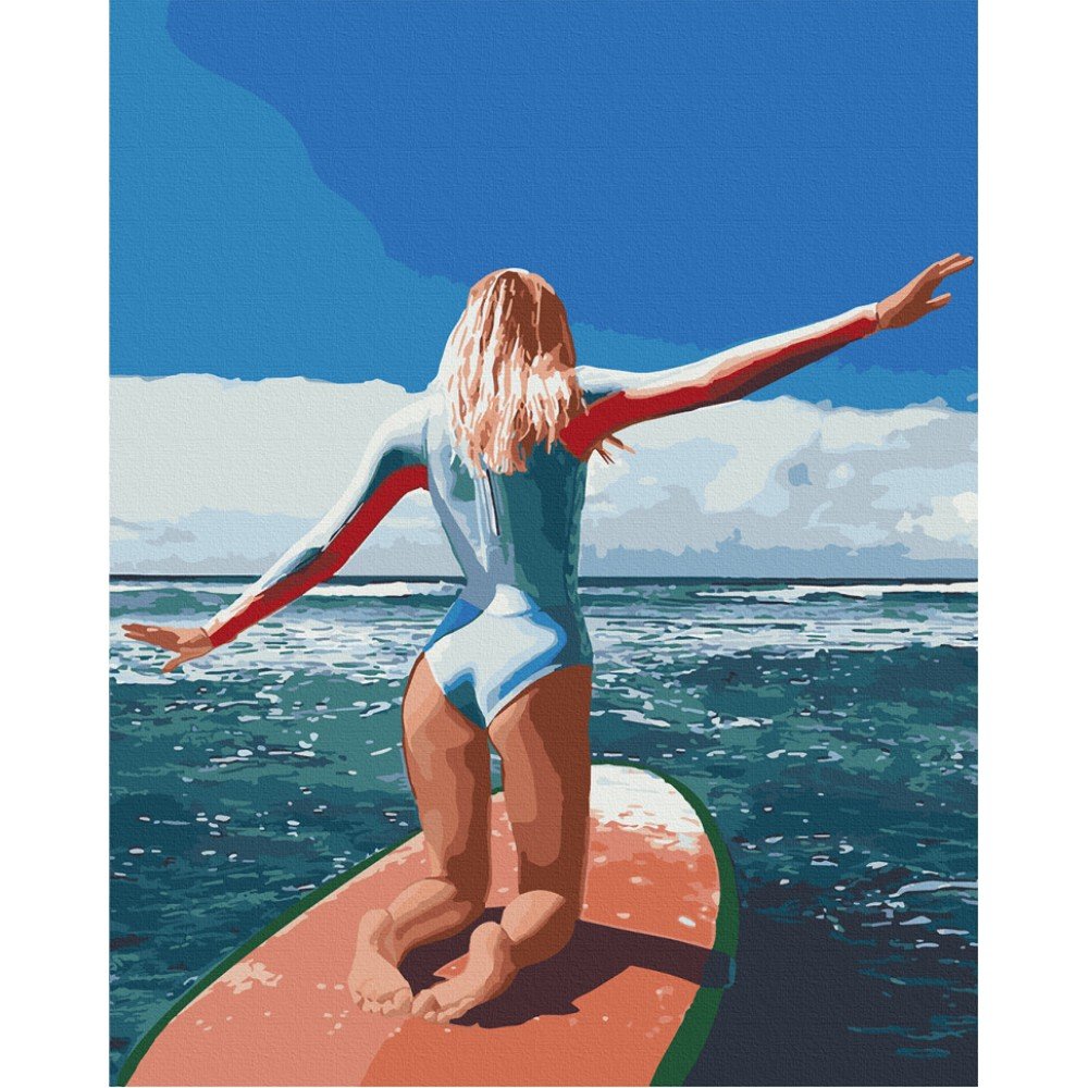 Картина по номерам Art Craft "Серфинг на Бали" 38х50 см 10226-AC