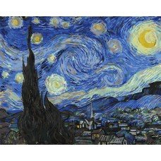 Картина по номерам Brushme "Звездная ночь Ван Гог" GX4756, 40х50 см 