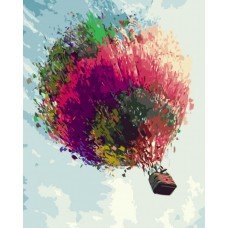 Картина по номерам Brushme "Воздушный шар" GX3355, 40х50 см 