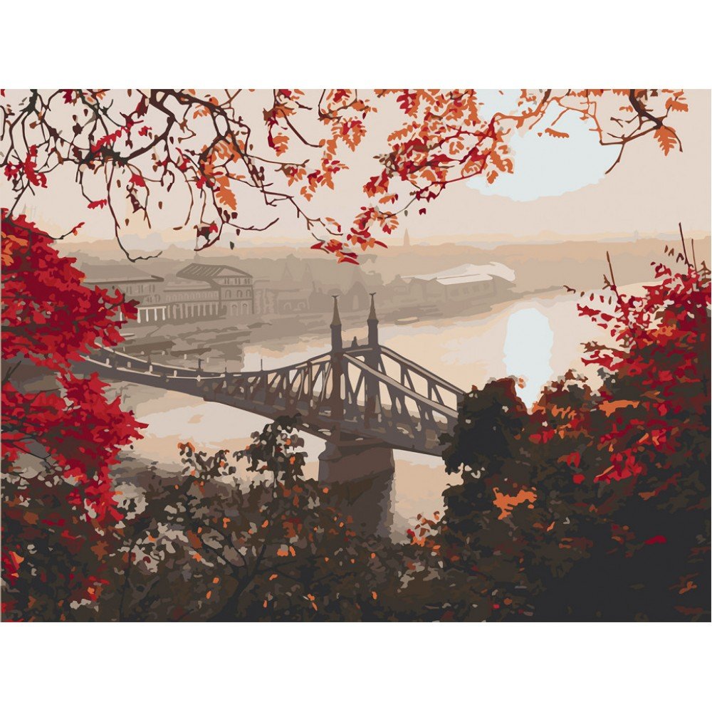 Картина по номерам Art Craft "Мост свободы Будапешт" 40х50 см 10560-AC