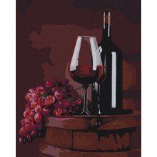 Картина по номерам "Бакал красного" © Valentyna Ivanova Brushme BS53488 40х50 см