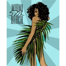 Картина по номерам. "Miami Beach" 40*50см KHO4699