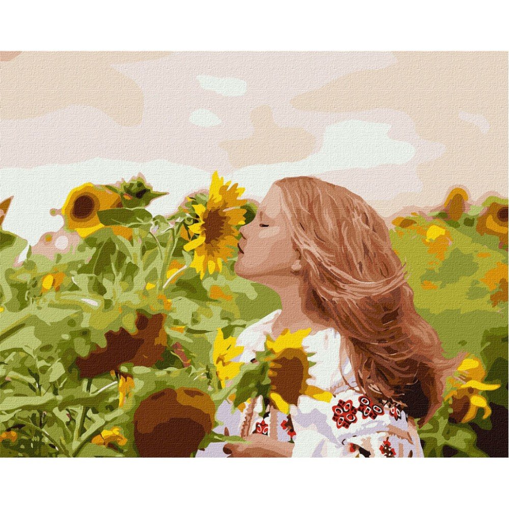 Картина по номерам "Украинское солнце" Идейка KHO4820 40х50см