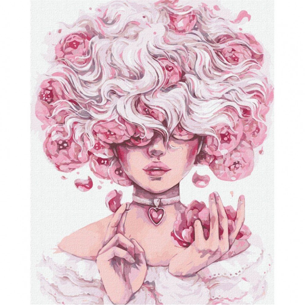 Картина по номерам "Загадочная" ©lesya_nedzelska_art Идейка KHO4985 40х50 см