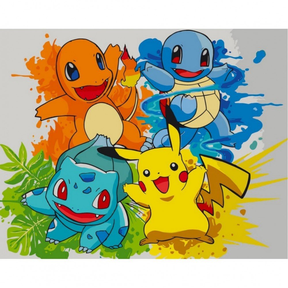 Картина по номерам "Покемоны" 15573-AC 40x50 см
