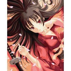 Картина по номерам "Таинственная гейша" Идейка KHO4888 40х50см Картина по номерам "Таинственная гейша" Идейка KHO4888 40х50см