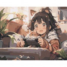 Картина по номерам "Увлекательная игра" KHO5117 40х50 см Картина по номерам "Увлекательная игра" KHO5117 40х50 см