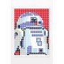 Картина по номерам стикерами в тубусе "Робот синий" R2D2 , 1200 стикеров 1876, 33х48 см