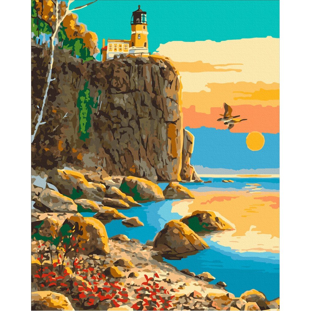 Картина по номерам Art Craft "Маяк Сплит - Рок" 40х50 см 10570-AC