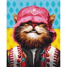 Картина по номерам "Котик Kalush" © Марианна Пащук Brushme BS53159 40х50 см