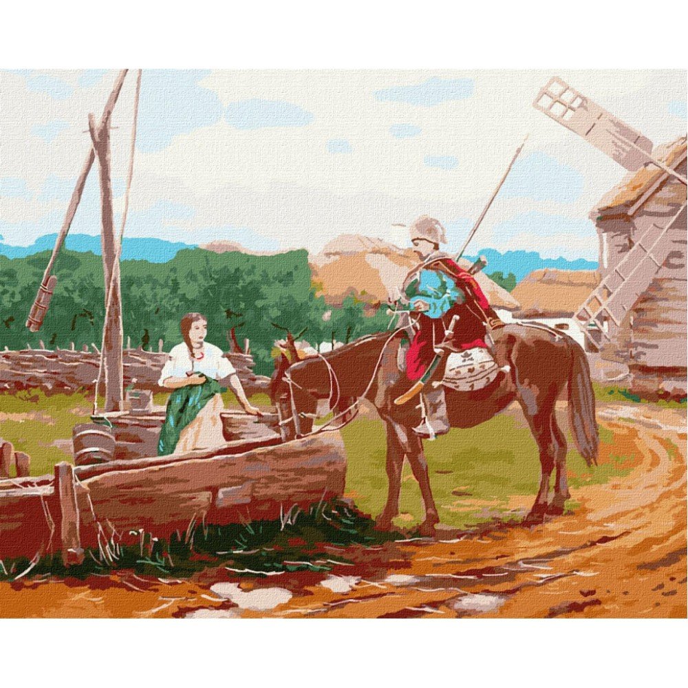 Картина по номерам. Идейка "Вернувшись домой" 40х50см KHO4803