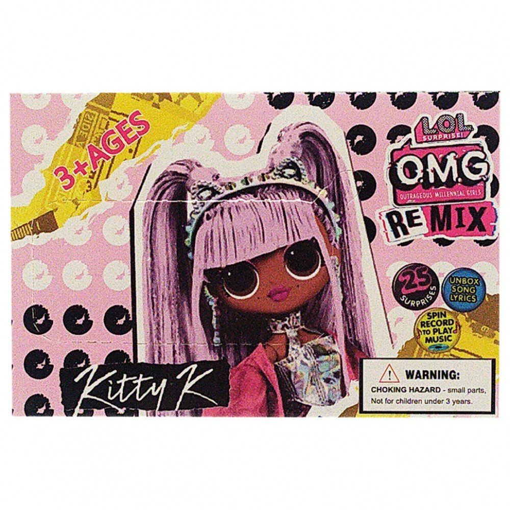 Игровой набор с куклой OMG REMIX B2011-7, 10.5 см, микс цветов