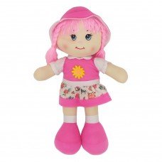 Кукла мягконабивная Bambi 622323, 35 см Розовый-белый