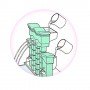 Игрушечный бассейн для куклы типа Барби 2878 с аксессуарами