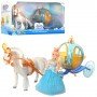 Игровой набор карета с лошадью и куклой типа Барби 258A на батарейках