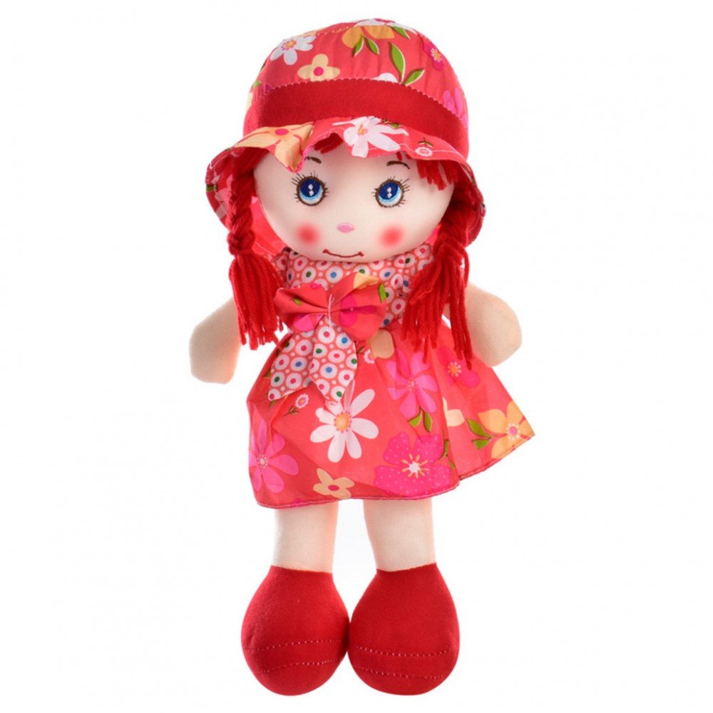Кукла мягконабивная Bambi WW8197-1, 40 см Красный