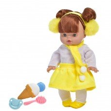 Детская Кукла M 4735 I UA, 32 см, музыкальная с аксессуарами Желтый