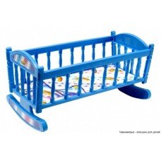 Кроватка для куклы Барби S0013 качалка S0013Blue