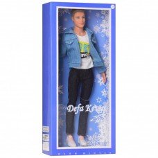 Детская игровая кукла Кен в зимней одежде 8427 (Джинсовка)
