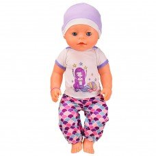 Детская кукла-пупс BL037 в зимней одежде, пустышка, горшок, бутылочка (Вид 4)