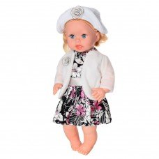 Детская кукла Яринка Bambi M 5602 на украинском языке (Черное с белым платье)