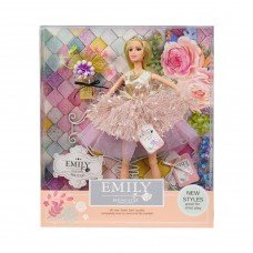 Кукла Emily QJ077B с букетом и аксессуарами (Золотой)