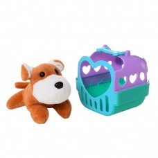 Игровой набор "Собачка" 603MR плюшевая Коричневый
