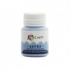 Акриловая краска для декора Матовая Art Craft AP-5026 20 мл Светло-васильковый