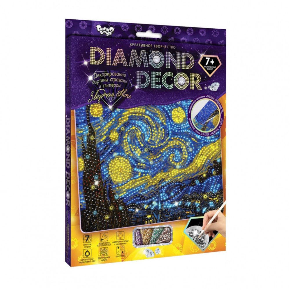 Набор креативного творчества Звездная ночь DD-01-06 "DIAMOND DECOR"