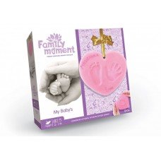 Набор для создания слепка ручки или ножки "Family Moment" FMM-01-02 розовый 