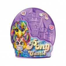 Креативное творчество "Pony Castle" BPS-01-01U с мягкой игрушкой (Фиолетовый)