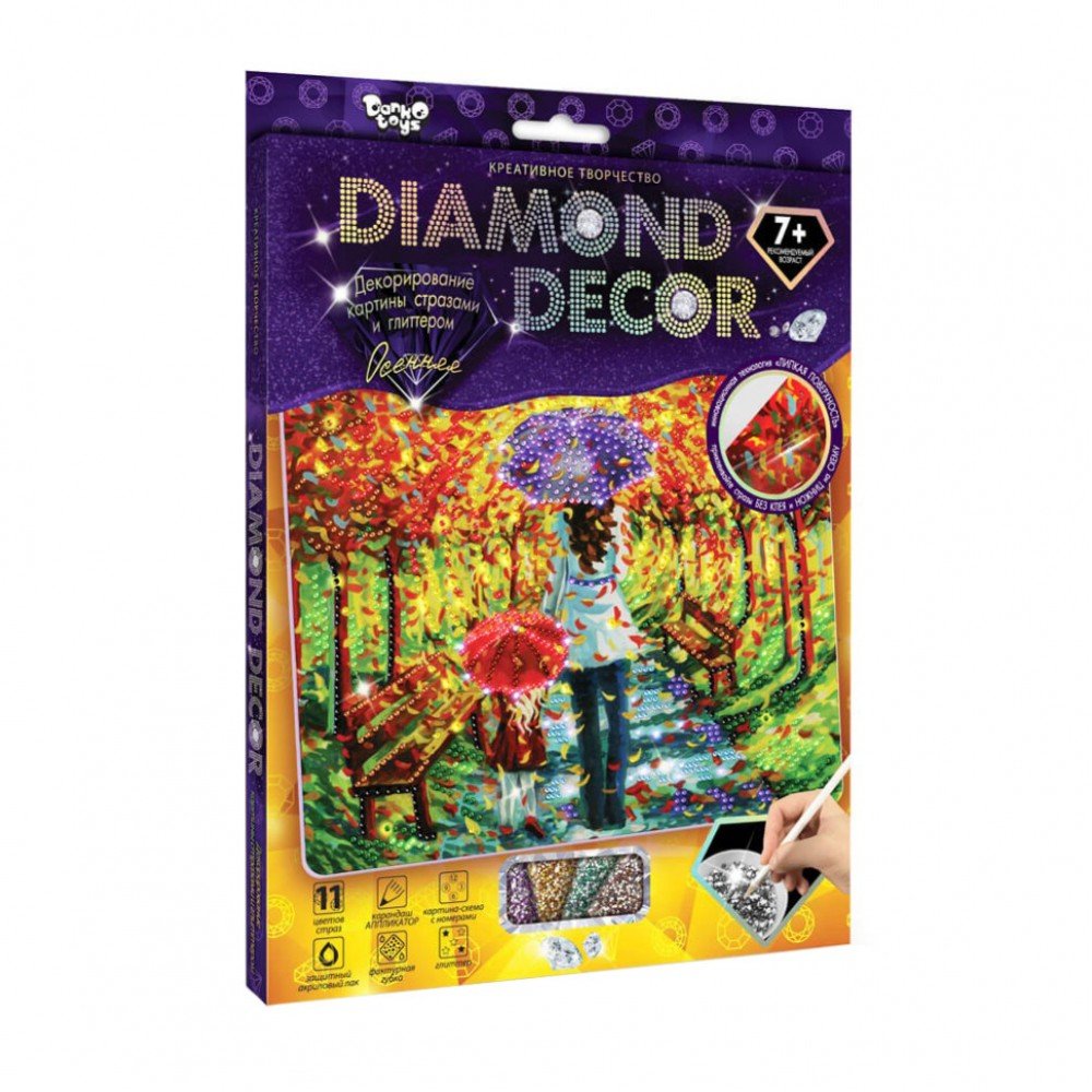 Набор креативного творчества Осенняя DD-01-08 "DIAMOND DECOR"