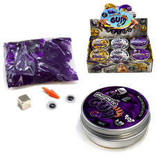 Жвачка для рук "Magnetic Gum" GUM-01 в металлической коробочке (Фиолетовый)
