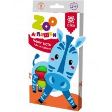 Тесто для лепки ZOOлипашки "Зебра" ZIRKA 140212 (8 разноцветных стиков по 35 г)