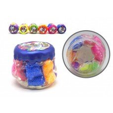 Детская вязкая масса, слайм "Rainbow Fluffy Slime" RFS-01-01U с воздушным пластилином