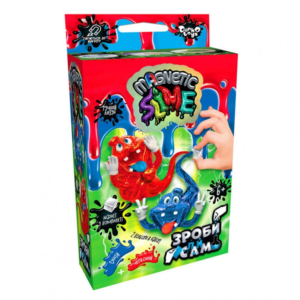 Безопасный набор для проведения опытов "Crazy Slime Magnetic" SLM-Mg-02-01U,02U мини (Вид 1 )