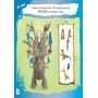 Детская развивающая книга "Рисуй, ищи, клей "Хороший динозавр" 837003 на укр языке