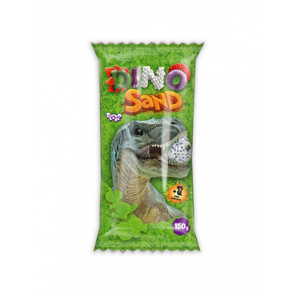 Набор для творчества "Кинетический песок "Dino Sand" DS-01, 150 грамм Зеленый