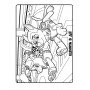 Книжка-раскраска Щенячий патруль "Командная игра" 228004 на укр языке