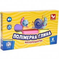 Полимерная глина 83911902-UA, флуоресцентная 6 цветов