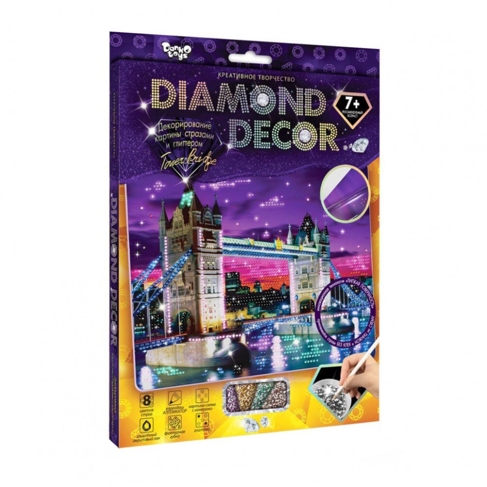 Набор креативного творчества Tower Bridge DD-01-03 "DIAMOND DECOR"