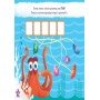 Детская развивающая книга "Рисуй, ищи, клей "В поисках Дори" 837002 на укр языке