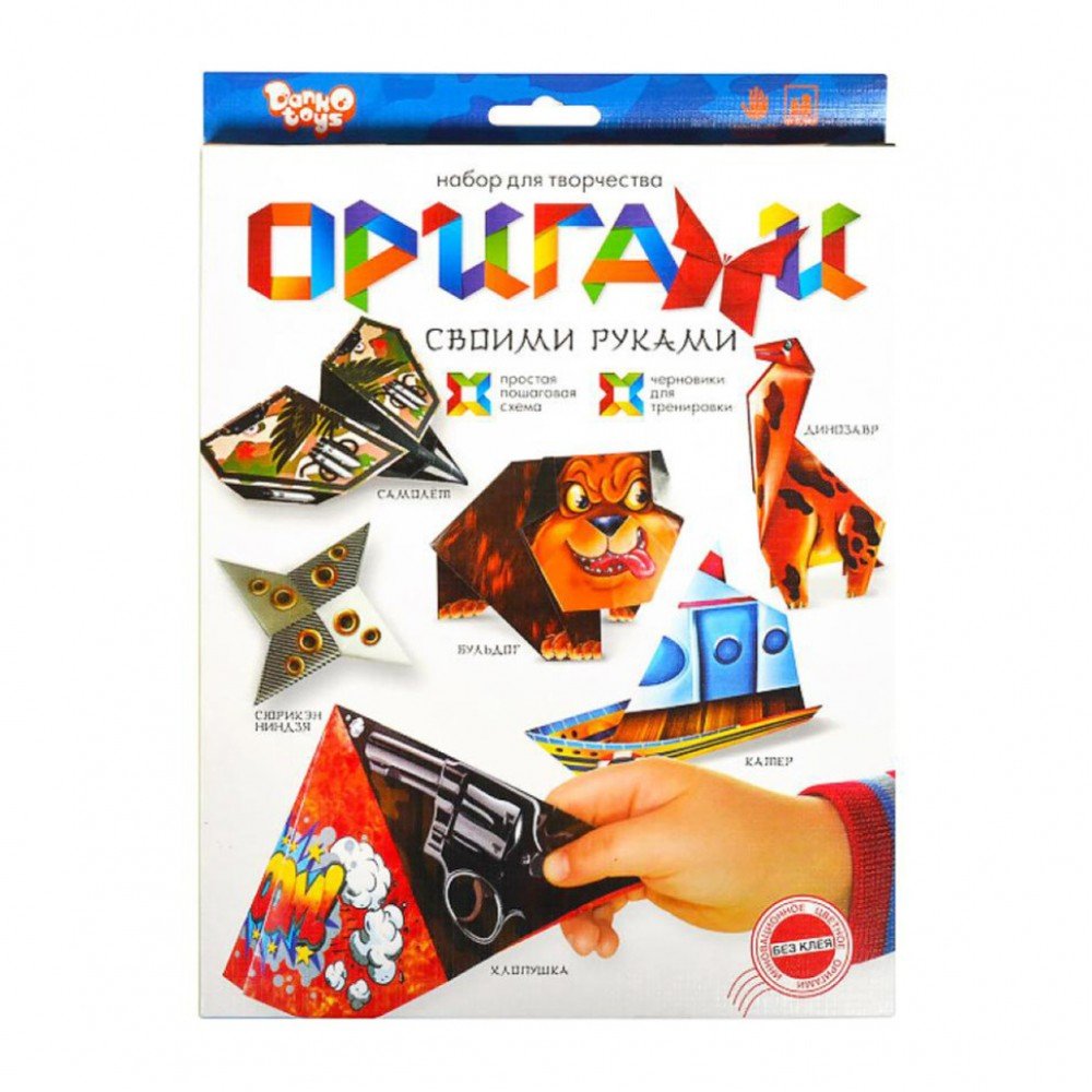 Набор для творчества "Оригами" Ор-01-01…05, 6 фигурок (Хлопушка)