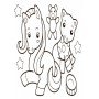 Детская водная раскраска : Игрушки 734011, 8 страниц