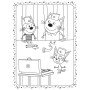 Раскраска для детей Три кота "Игра в доктора" 1163011 цветной штрих
