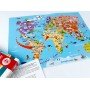 Детская настольная игра - ходилка "Путешествуем по миру" 127914 на укр. языке