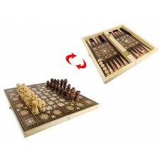 Настольная игра Шахматы 1680 с шашками и нардами Восточный стиль 